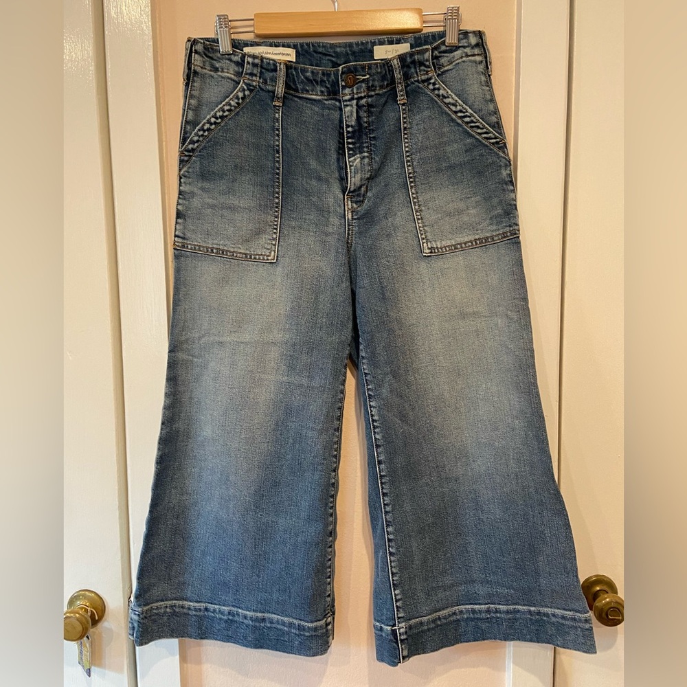 PILCRO Skipper Wide Leg Jeans - Anthropologie